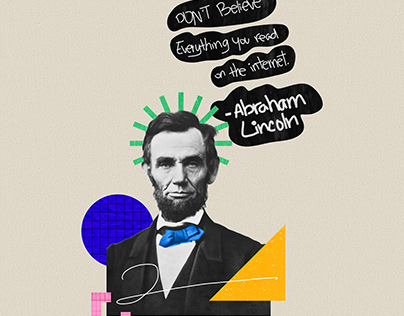Abraham Lincoln- Digital Collage