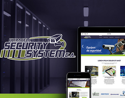 UltraCell Security System - Website Design