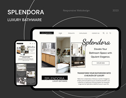 Splendora - Luxury Bathware | Responsive Web Design