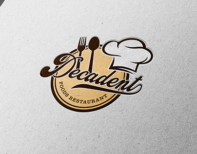Decadent Foods Restaurant | Concept Logo Design