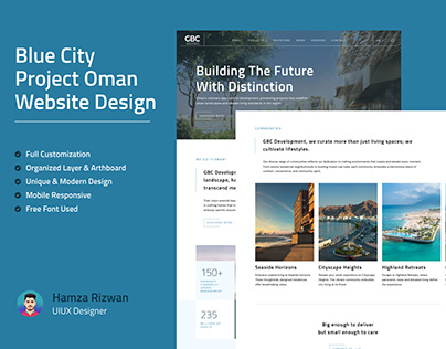 Blue City Project Website Of Oman