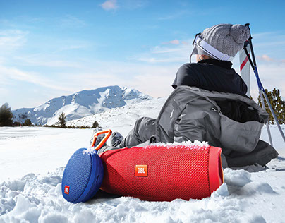JBL Snowproof Portable speakers Poster
