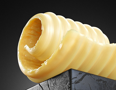 Butter Curl - 3D Image