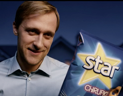 Star Chips slapstick comedy ad