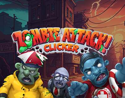 Zombie Attack! Clicker | Mobile Game Art Design