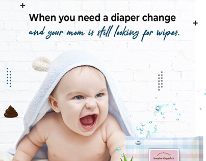 Disposable Baby Wipes | SCEPTRE ORGANICS