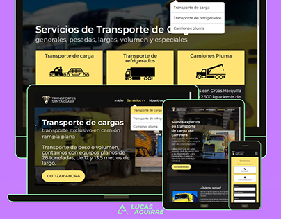Diseño y Desarrollo Web | Transportes Santa Clara