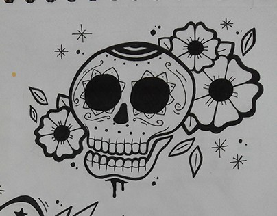 Mexican Tattoo Skulls