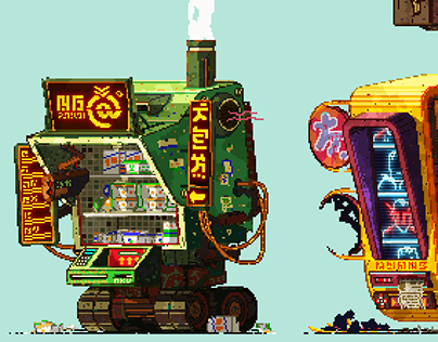 Cyberpunk vending machines V