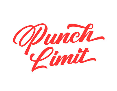 Punch limit - Combination font SCRIPT