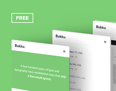 Bukku - Free HTML/CSS Book/eBook Template