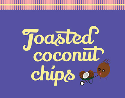 Toasted coconut chips