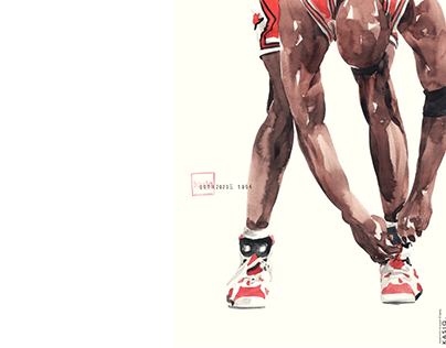 Michael Jordan - North Carolina Tar Heels artwork on Behance