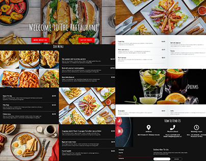 Hungry Bites Restaurant Website design