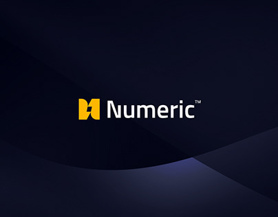 Numeric | Minimal Modern Letter Mark Logo