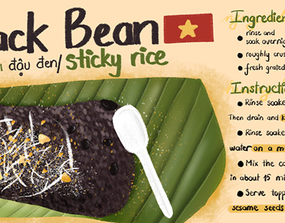 [TDAC Contest] Vietnamese Black Bean sticky rice