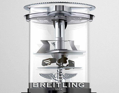 Breitling aviation case design mockup