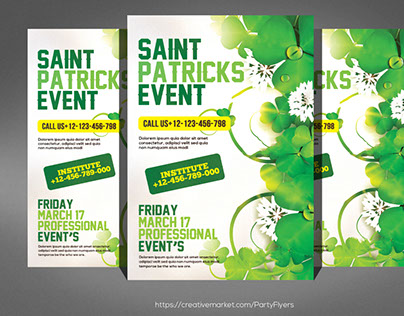 Saint Patricks Day Party Flyer