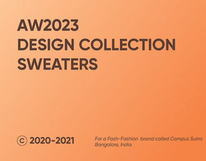 AW2022 DESIGN COLLECTION : CAMPUS SUTRA (SWEATERS)