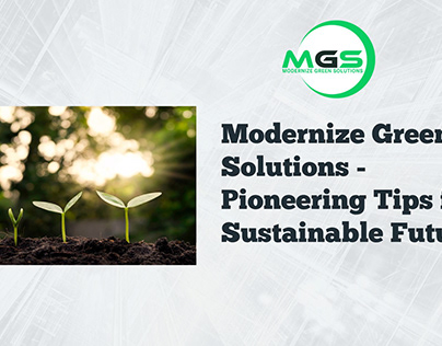 Modernize Green Solutions-Tips for a Sustainable Future