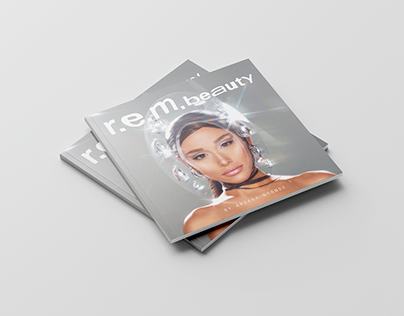 Catalogue Design Concept r.e.m beauty by Ariana Grande