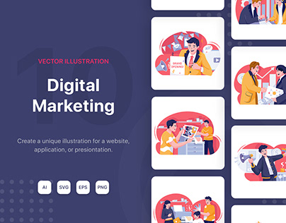 Digital Marketing Illustrations