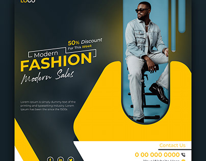 PSD Fashion Social Media Post or banner design