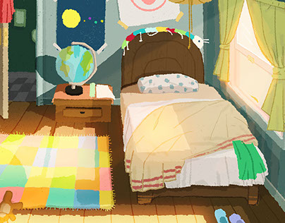 Kids Concept Bedroom illustration