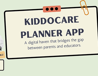 Project thumbnail - KiddoCare Planner App