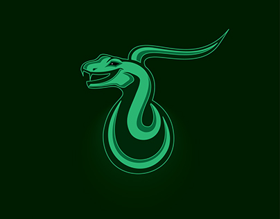 Abstract Snake Logo