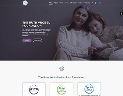 ruthf foundation - web design and development