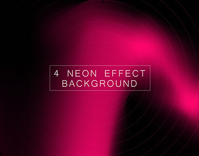 4 neon effect vector backgrounds