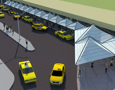 Terminal terrestre Salitre -propuesta - Bogota - 2013