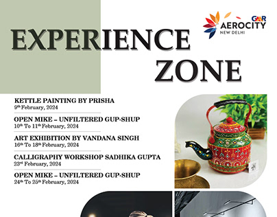 New Opening Experience Zone, GMR Aerocity Delhi