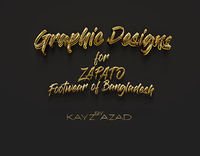 Graphic Designs for Zapato - Footwear of Bangladesh