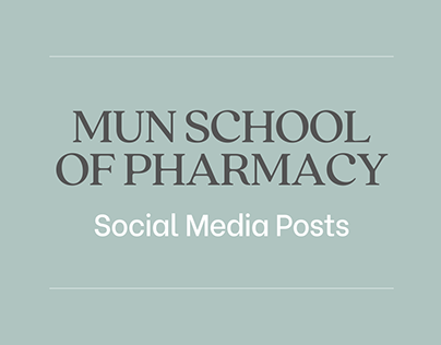 School of Pharmacy Social Media Designs