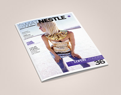 Projekt magazynu "Świat Nestle" dla firmy Nestle