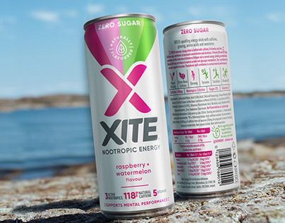 XITE Energy - nootropic energy drink rebrand