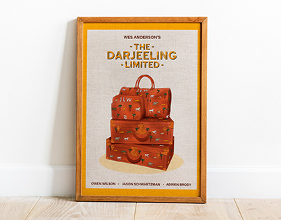 The Darjeeling Limited  Movie Poster by Jaz Sisante on Dribbble