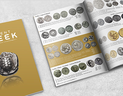 Ancient Greek Coinage Catalog Design