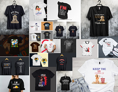 Creative and Quirky T-Shirt Designs Bundle