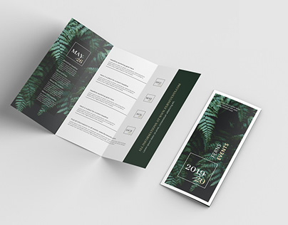 Free Us Letter Trifold Mock-Up