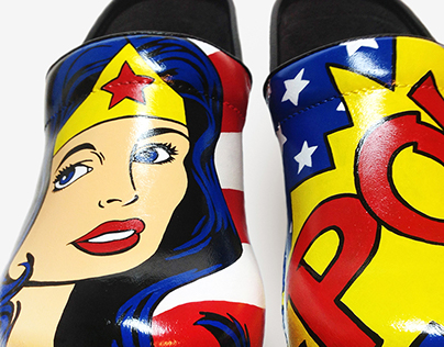 Wonder Woman Nursing Shoes