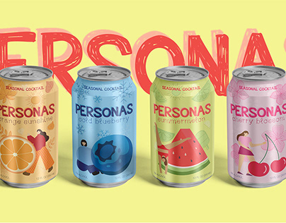 Personas Cocktail Packaging