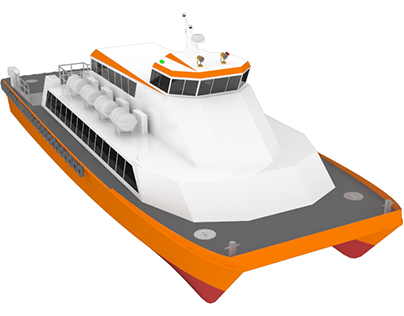 Design of Catamaran for Massive Transport of Passengers