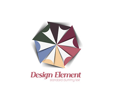 I will do 3 flat minimalist business logo