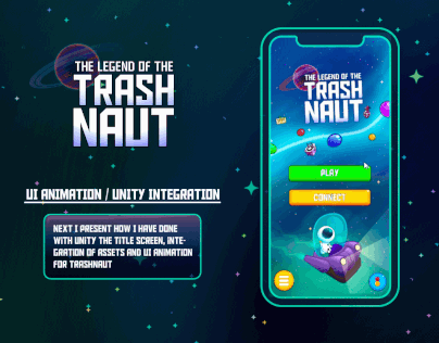UI Animation/Unity Integration -Trash Naut