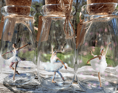 Ballerinas Dancing in Jars