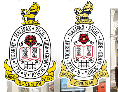 Branding and logo design for The Crossley Heath School