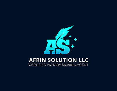 AS letter Signing agent or signature service logo